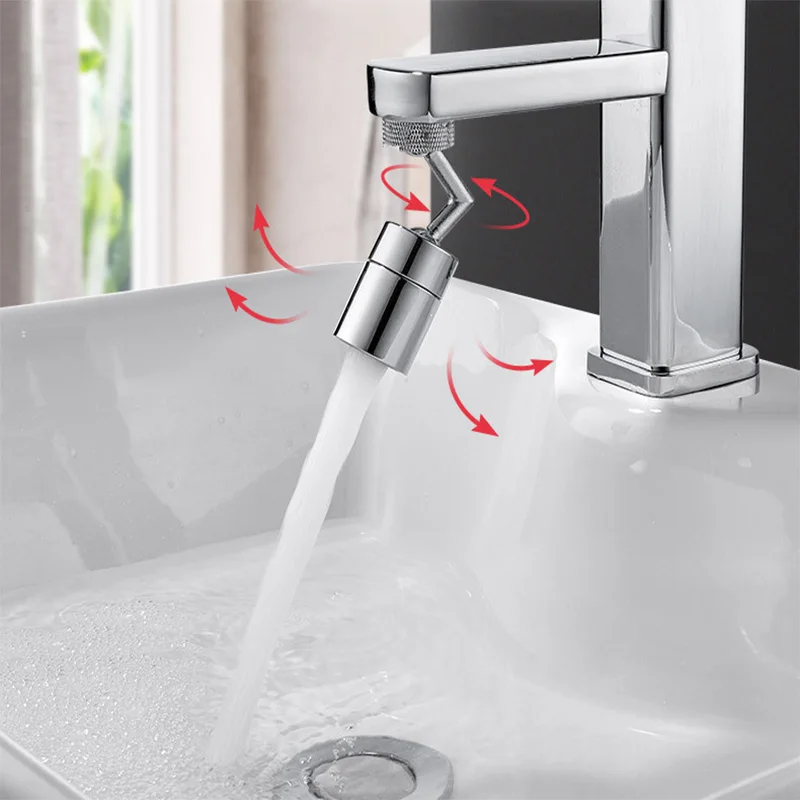 

Tap Aerator 720 rotation Universal Splash-proof Swivel Water Saving Faucet Water Saving Bathroom Filter Foamer Aerators 2021 New