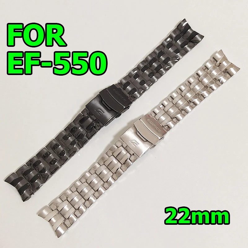 Watchband for Casio EF-550 5147 Series Men's Watch Strap 22mm Solid Stainless Steel Watch Accessories Band Bracelet Watch Belt
Watchband for Casio EF-550 5147 Series Men's Watch Strap 22mm Solid Stainless Steel Watch Accessories Band Bracelet Watch Belt
