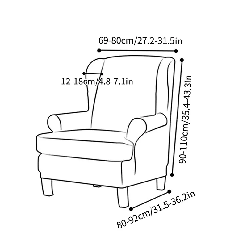 Armrest Chair Covers Printed Flower Wing Back Chair Cover Dustproof Stool Protector Elastic Slipcovers for Wedding Banquet
Armrest Chair Covers Printed Flower Wing Back Chair Cover Dustproof Stool Protector Elastic Slipcovers for Wedding Banquet