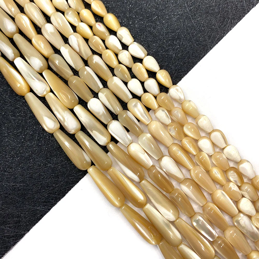 Water Drop Shape Natural Sea Shell Beads Mother-of-pearl Loose Beads DIY Handmade Jewelry Necklace Bracelet 15.5inches In Length
Water Drop Shape Natural Sea Shell Beads Mother-of-pearl Loose Beads DIY Handmade Jewelry Necklace Bracelet 15.5inches In Length