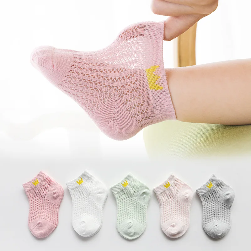 5 Pairs Spring Summer Cotton Children Socks Baby Boy Thin Mesh Socks Ultrathin Solid Toddler Girls Socks for 1-12 Years Old Kids
5 Pairs Spring Summer Cotton Children Socks Baby Boy Thin Mesh Socks Ultrathin Solid Toddler Girls Socks for 1-12 Years Old Kids
