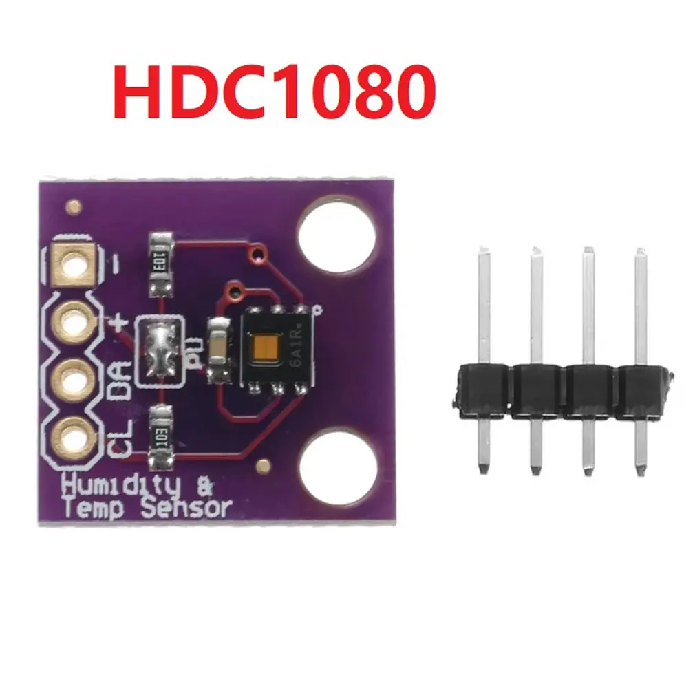 

HDC1080 Sensor Module Temperature Humidity Sensor High precision GY-213V-HDC1080 CJMCU-1080 HDC1080 Module Electronic DIY