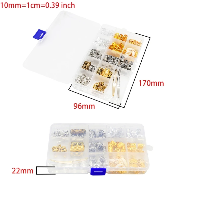 112pcs Dreadlock Jewelry Metal Hair Braiding Cuffs Rings Tube Beads Pendants X7YA
112pcs Dreadlock Jewelry Metal Hair Braiding Cuffs Rings Tube Beads Pendants X7YA