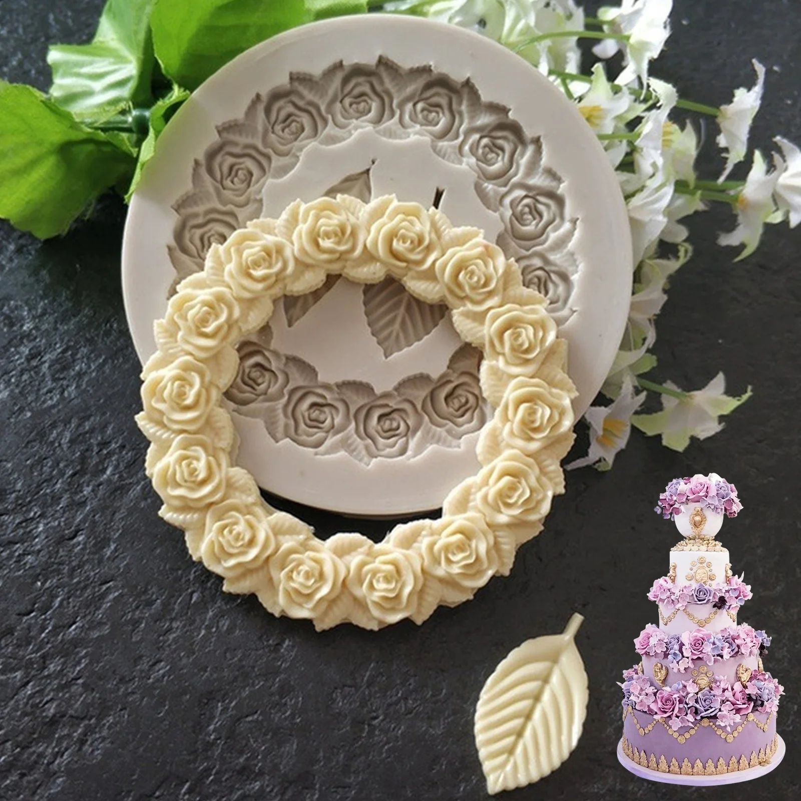 Силиконовая форма для выпечки, 1 шт.
Силиконовая форма для выпечки, 1 шт.