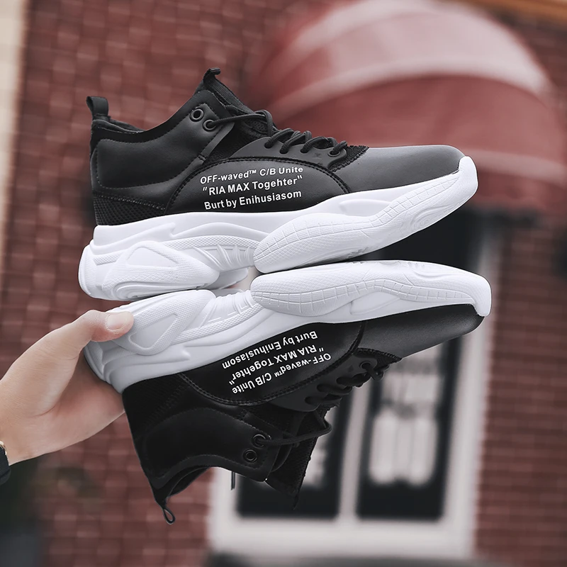 Zapatos Casuales Para Hombre Men's Sneakers Black Casual Shoes Man Fashion Men Leather Solid White Knitting Sneaker Shoe
Zapatos Casuales Para Hombre Men's Sneakers Black Casual Shoes Man Fashion Men Leather Solid White Knitting Sneaker Shoe