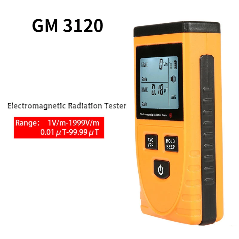 ЖК-дисплей GM3120 детектор электромагнитного излучения тестер Измеритель радиации дозиметр счетчик измерения для компьютера
ЖК-дисплей GM3120 детектор электромагнитного излучения тестер Измеритель радиации дозиметр счетчик измерения для компьютера