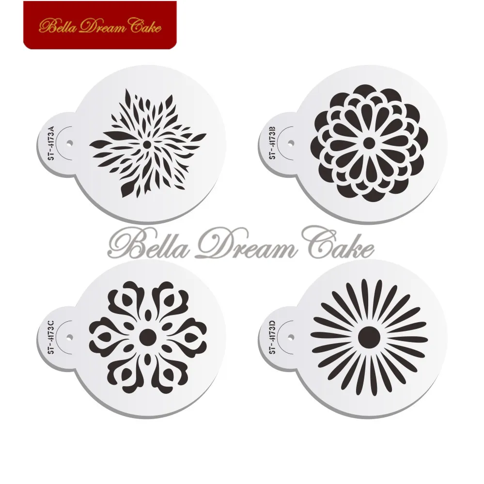 4pcs/set Mini Flower Shape Cookies Stencil Coffee Stencils Template For Baking Decoration Cake Mold Cake Decorating Tool
4pcs/set Mini Flower Shape Cookies Stencil Coffee Stencils Template For Baking Decoration Cake Mold Cake Decorating Tool