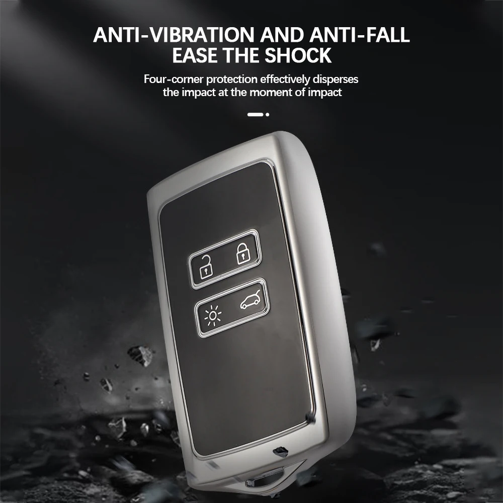 1 pcs 4 Buttons Car Remote TPU Key Case For Renault Ridjar Megane Capturer Koleos Logan Cover Keychain Protect Accessories Shell
1 pcs 4 Buttons Car Remote TPU Key Case For Renault Ridjar Megane Capturer Koleos Logan Cover Keychain Protect Accessories Shell