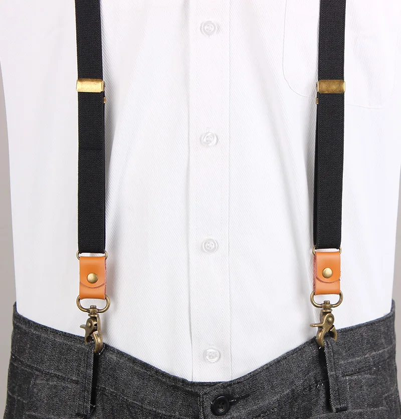 2.0cm Width Black Y Back Suspensorio Classic 3 Hook Clip High Elastic Business Men Gift Suspenders Suit Pants Shoulder Strap
2.0cm Width Black Y Back Suspensorio Classic 3 Hook Clip High Elastic Business Men Gift Suspenders Suit Pants Shoulder Strap
