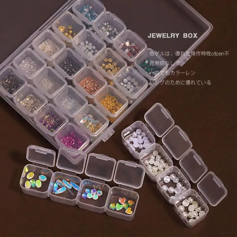 Blue ZOO Jewelry Box 28 Grids for Pearl Rivets Steel Ball Shell Stick Full Set of Manicure Jewelry
Blue ZOO Jewelry Box 28 Grids for Pearl Rivets Steel Ball Shell Stick Full Set of Manicure Jewelry