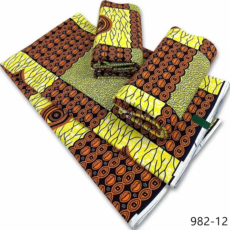 African Ankara Fabric 2021 High Quality pagne Wax Print Fabric Printing 100% Cotton African Nigerian Real pagne Wax Dress 982
African Ankara Fabric 2021 High Quality pagne Wax Print Fabric Printing 100% Cotton African Nigerian Real pagne Wax Dress 982