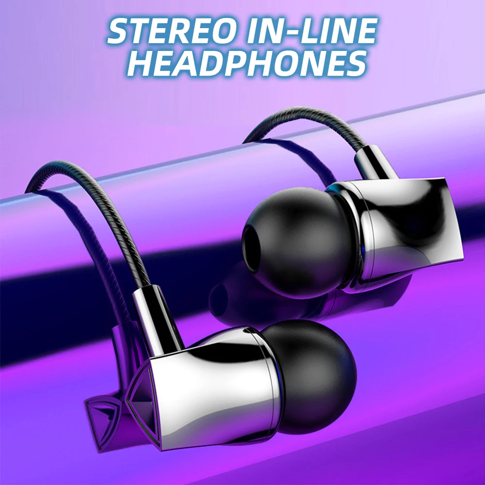 ANKNDO Wired Earphones Android Mobile Phone Universal Earpiece In-Ear Stereo Headphones Music Sport Gaming Microphone Headset
ANKNDO Wired Earphones Android Mobile Phone Universal Earpiece In-Ear Stereo Headphones Music Sport Gaming Microphone Headset