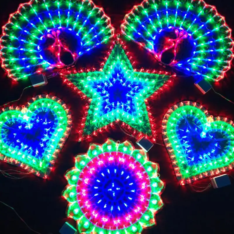 Peacock Love Light Five-pointed Star Light Tail Mesh Net Led String Lights Outdoor Fairy Garland for Wedding Christmas New Year
Peacock Love Light Five-pointed Star Light Tail Mesh Net Led String Lights Outdoor Fairy Garland for Wedding Christmas New Year