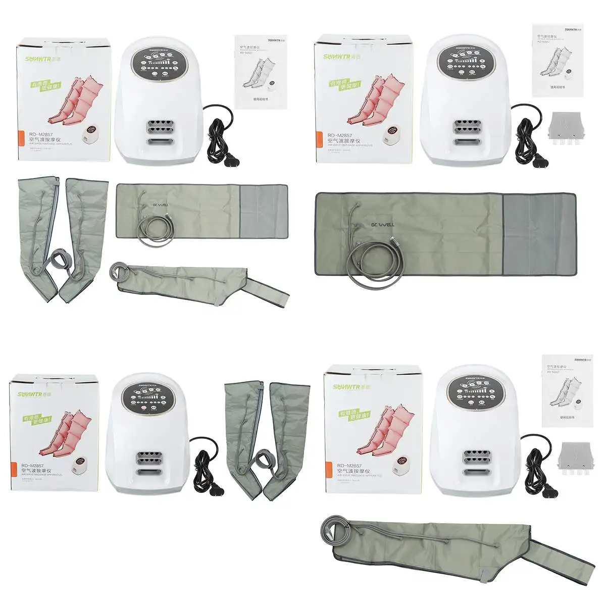 4 Air Chambers Compression Massager Vibration Infrared Therapy Multifuction Leg Arm Waist Pneumatic Air Wraps Relax Pain Relief
4 Air Chambers Compression Massager Vibration Infrared Therapy Multifuction Leg Arm Waist Pneumatic Air Wraps Relax Pain Relief