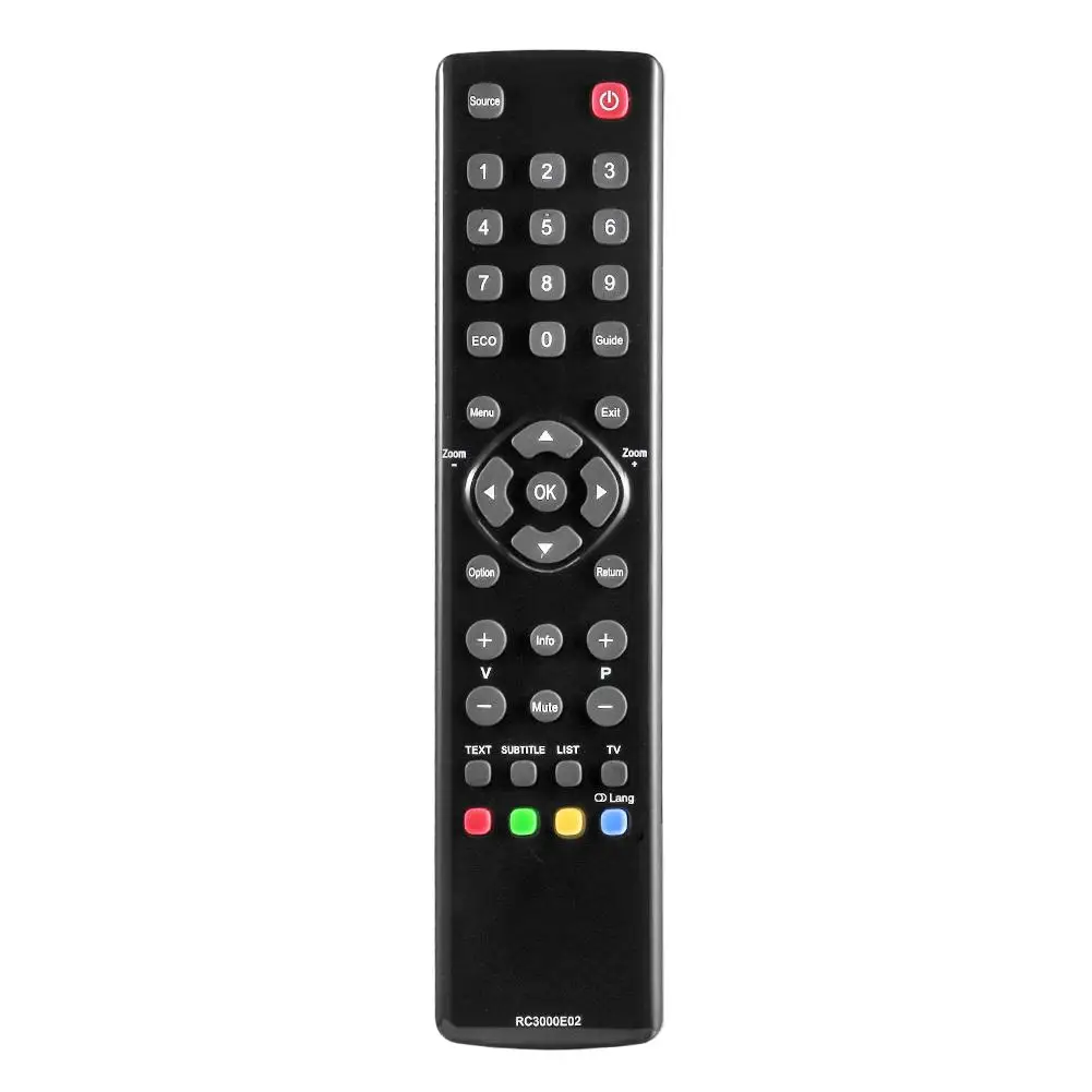 Smart TV Remote Control Replacement Remote Controller for TCL RC3000E02 LED LCD TV Television Black
Smart TV Remote Control Replacement Remote Controller for TCL RC3000E02 LED LCD TV Television Black