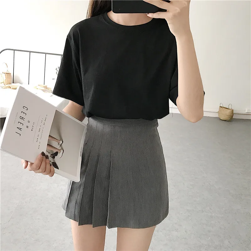 Basic O Neck T Shirt Women Summer New Oversized Solid Tees Casual Loose Tshirt Korean Female Tops
Basic O Neck T Shirt Women Summer New Oversized Solid Tees Casual Loose Tshirt Korean Female Tops