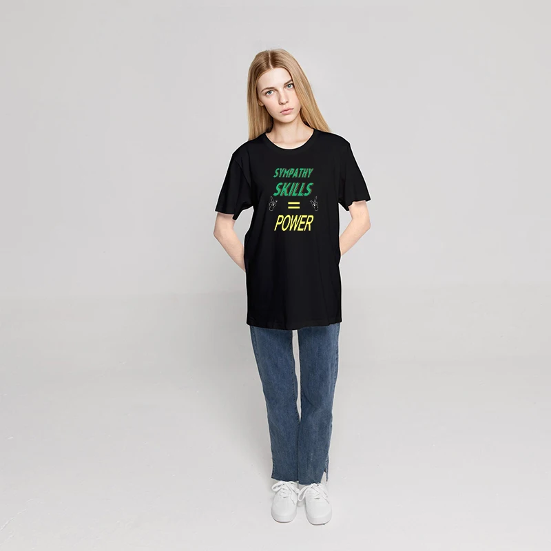 Sympathy Skilis Print Tshirts Female Fashion Style Comfortable Tshirts Cotton High Quality Tshirt Summer Oversize Female T-shirt
Sympathy Skilis Print Tshirts Female Fashion Style Comfortable Tshirts Cotton High Quality Tshirt Summer Oversize Female T-shirt
