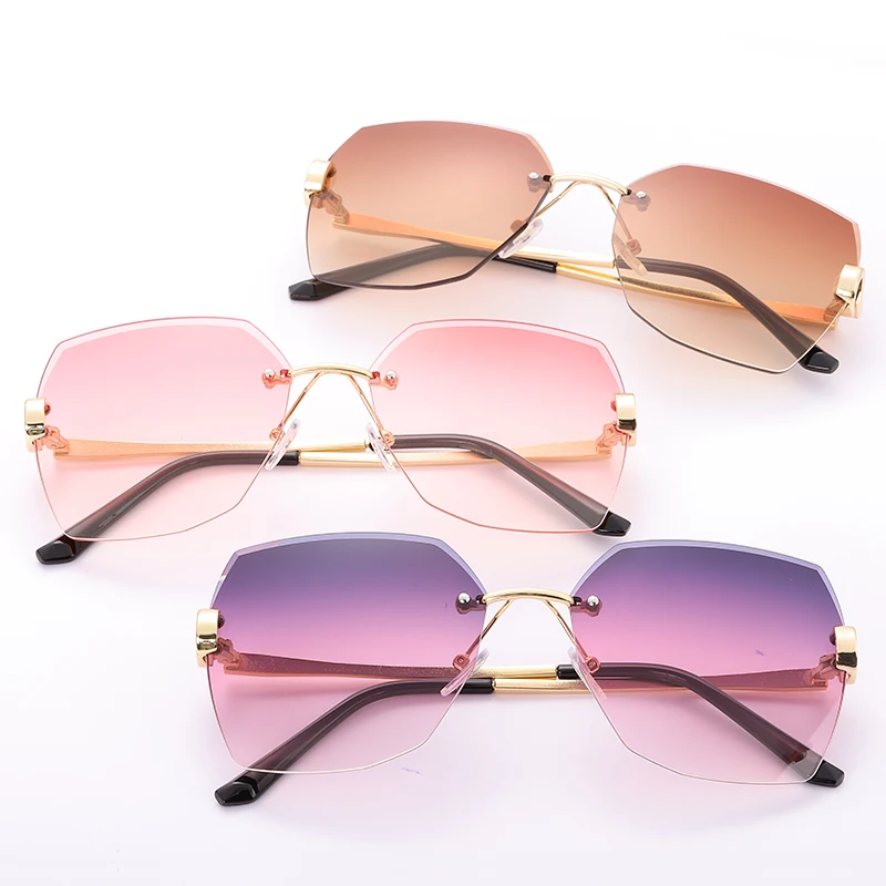 SC Sunglasses Square Cutting Lens Sunglasses Woman 2021 New Polygonal Rimless Sunglasses Anti UV Sun Glasses Shades for Women
SC Sunglasses Square Cutting Lens Sunglasses Woman 2021 New Polygonal Rimless Sunglasses Anti UV Sun Glasses Shades for Women