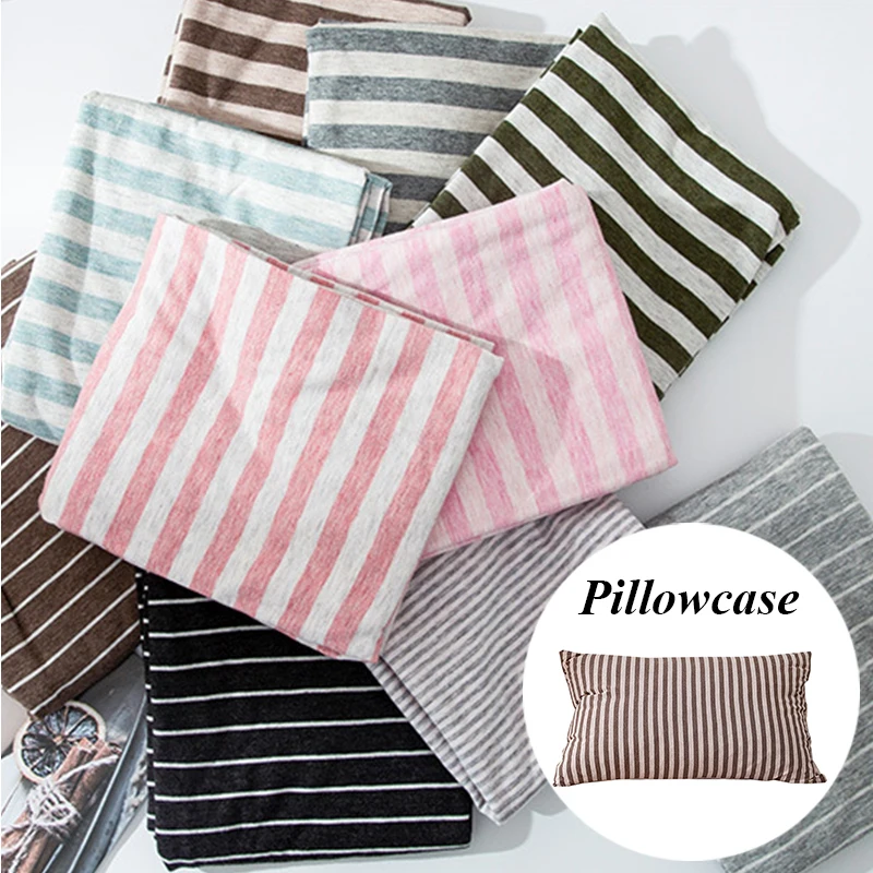 Comfortable Simplicity Striped Pillowcase Modern Home Textile Products Convenient Japanese Style Lattice Soft Cotton Pillowcase 
Comfortable Simplicity Striped Pillowcase Modern Home Textile Products Convenient Japanese Style Lattice Soft Cotton Pillowcase