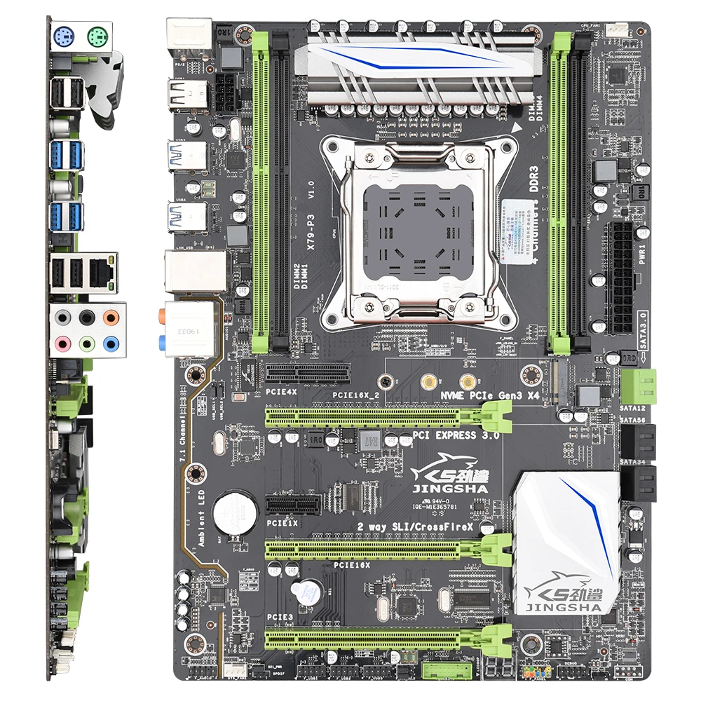 X79-P3 QUAD Channel Deluxe X79 motherboard ATX USB3.0 SATA3.0 LGA 2011 Gaming motherboard Support mainboard 128GB DDR3 REG ECC
X79-P3 QUAD Channel Deluxe X79 motherboard ATX USB3.0 SATA3.0 LGA 2011 Gaming motherboard Support mainboard 128GB DDR3 REG ECC