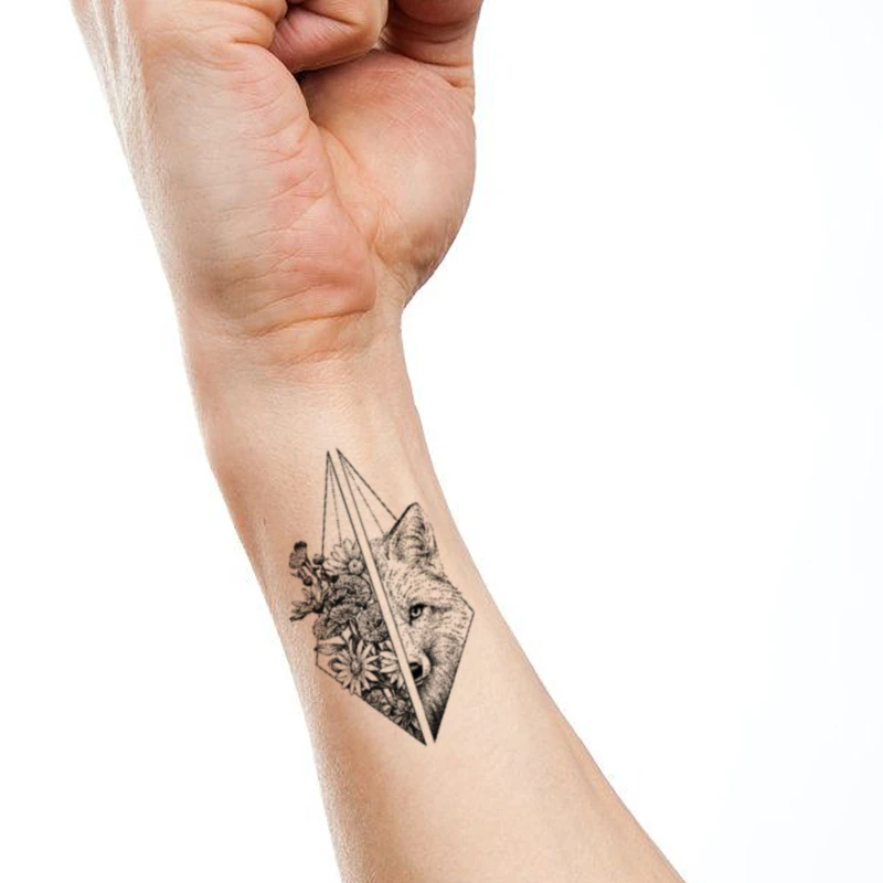Small Size Black Sunflower Temporary Tattoo Stickers for Women Men Body Ear Arm Waist Waterproof Fake Tatto Geometric Wolf Tatto
Small Size Black Sunflower Temporary Tattoo Stickers for Women Men Body Ear Arm Waist Waterproof Fake Tatto Geometric Wolf Tatto