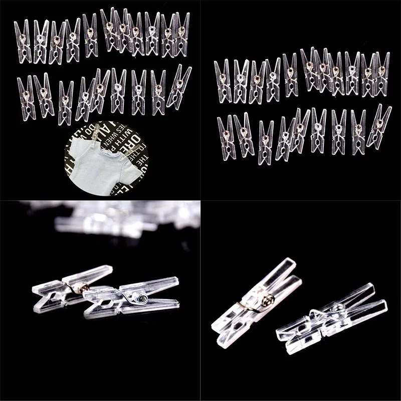 20 Doll Clothespin Photo Paper Peg Clips Mini Clips Laundry Hangers Clear Plastic
20 Doll Clothespin Photo Paper Peg Clips Mini Clips Laundry Hangers Clear Plastic