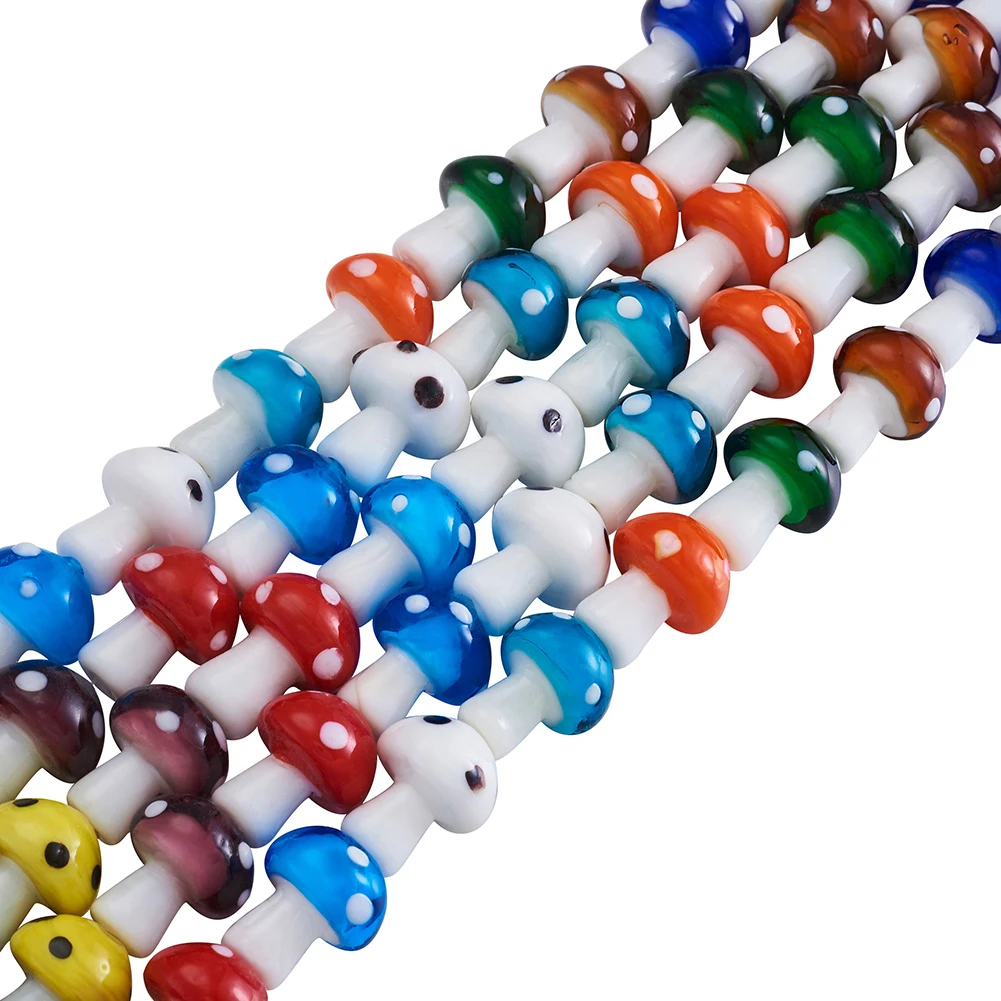 100pcs Handmade Lampwork Mushroom Beads Mixed Color for DIY Jewelry Accessories Finding Making Necklace Bracelets 19x14.5mm
100pcs Handmade Lampwork Mushroom Beads Mixed Color for DIY Jewelry Accessories Finding Making Necklace Bracelets 19x14.5mm