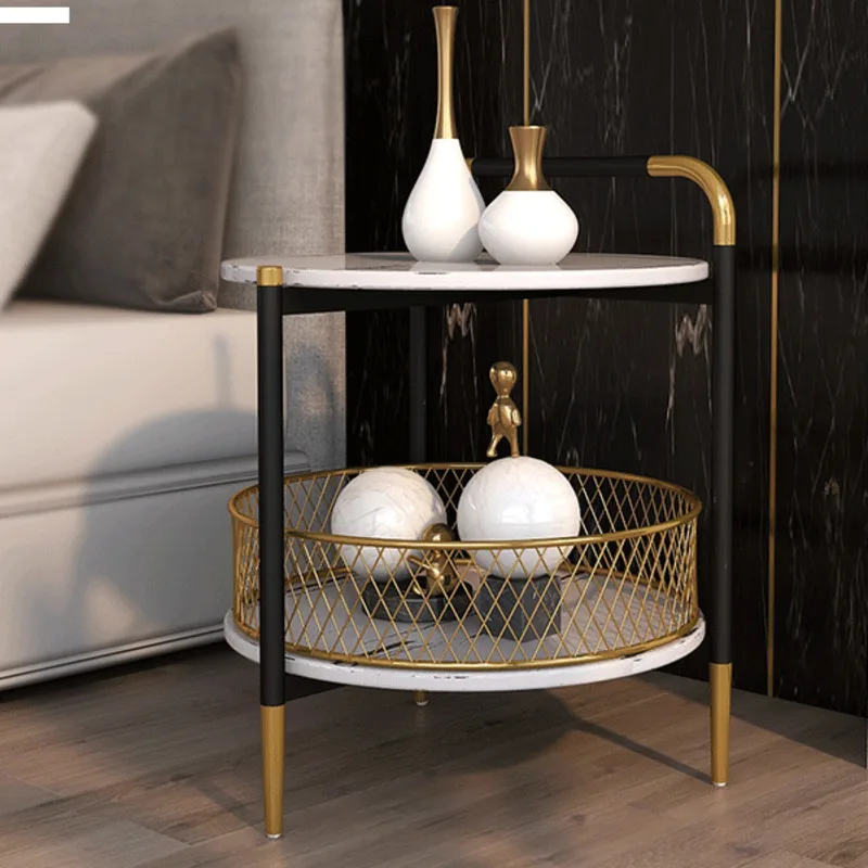 Minimalist modern marble mesa coffee table Italian light luxury double layer sofa side desk fashion round bedside cabinet
Minimalist modern marble mesa coffee table Italian light luxury double layer sofa side desk fashion round bedside cabinet