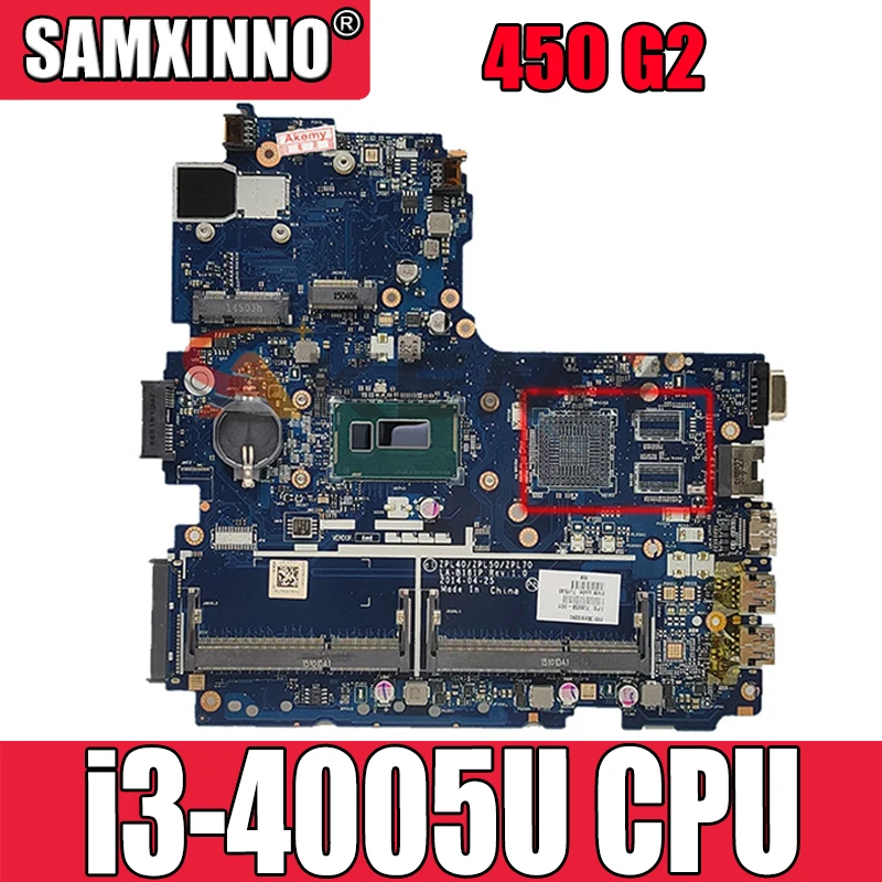 Для HP 450 G2 Материнская плата ноутбука 782951-601 782951-501 782951-001 аккумулятор большой емкости LA-B181P с SR1EK i3-4005u Процессор мб 100% тестирование Быстрая дос...
Для HP 450 G2 Материнская плата ноутбука 782951-601 782951-501 782951-001 аккумулятор большой емкости LA-B181P с SR1EK i3-4005u Процессор мб 100% тестирование Быстрая дос...