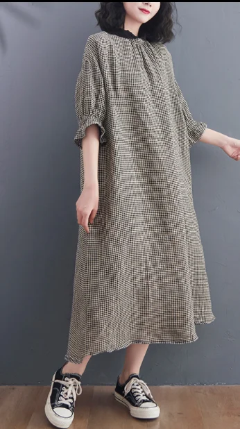 Original design of summer new cotton dress in 2021, loose and slim cotton and linen medium and long style dress
Original design of summer new cotton dress in 2021, loose and slim cotton and linen medium and long style dress