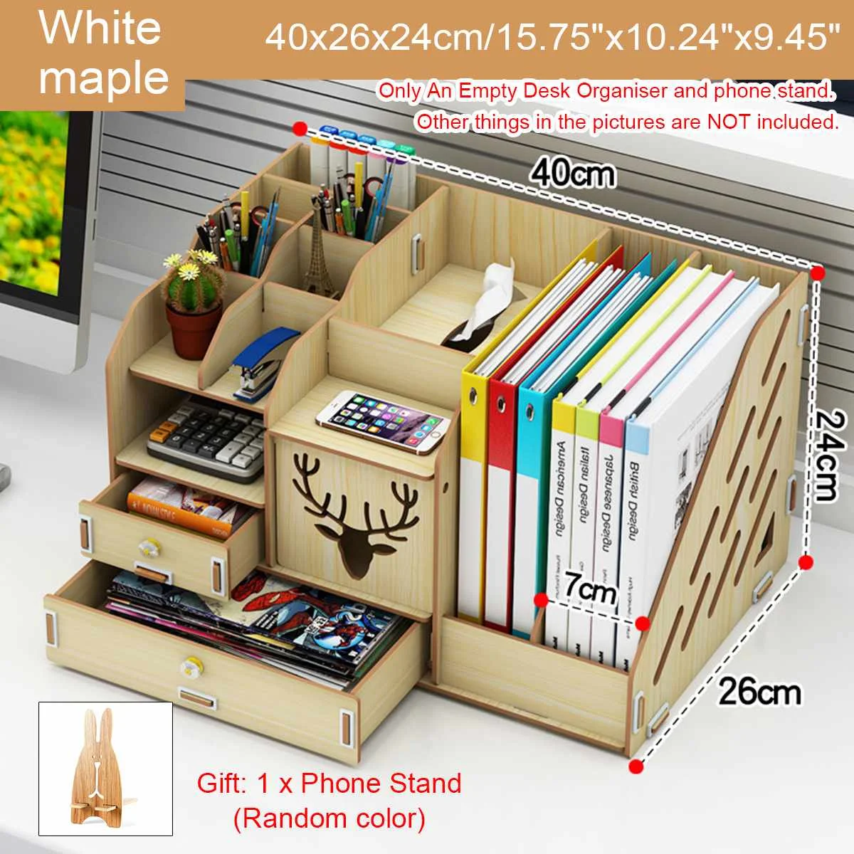 Multi-function Pen Organizer Wooden DIY Desktop Pen Holder Home Office School Storage Case Pen Receiving Box Students Fantastic
Multi-function Pen Organizer Wooden DIY Desktop Pen Holder Home Office School Storage Case Pen Receiving Box Students Fantastic