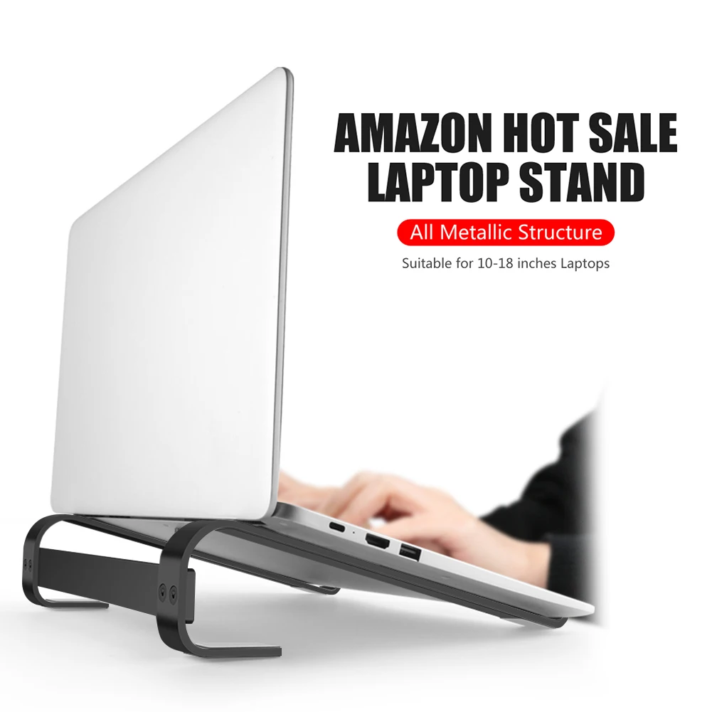 Black/Silver Aluminum Alloy Laptop Computer Stand Holder Notebook PC Desk Support Bracket Non-Slip Riser For 10-18 Inch Laptops
Black/Silver Aluminum Alloy Laptop Computer Stand Holder Notebook PC Desk Support Bracket Non-Slip Riser For 10-18 Inch Laptops