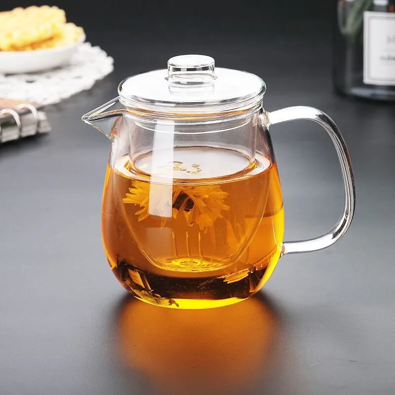 Household Teaware Glass Teapot for Stove Heat Resistant High Temperature Explosion Proof Tea Infuser Milk Rose Flower Tea Set
Household Teaware Glass Teapot for Stove Heat Resistant High Temperature Explosion Proof Tea Infuser Milk Rose Flower Tea Set