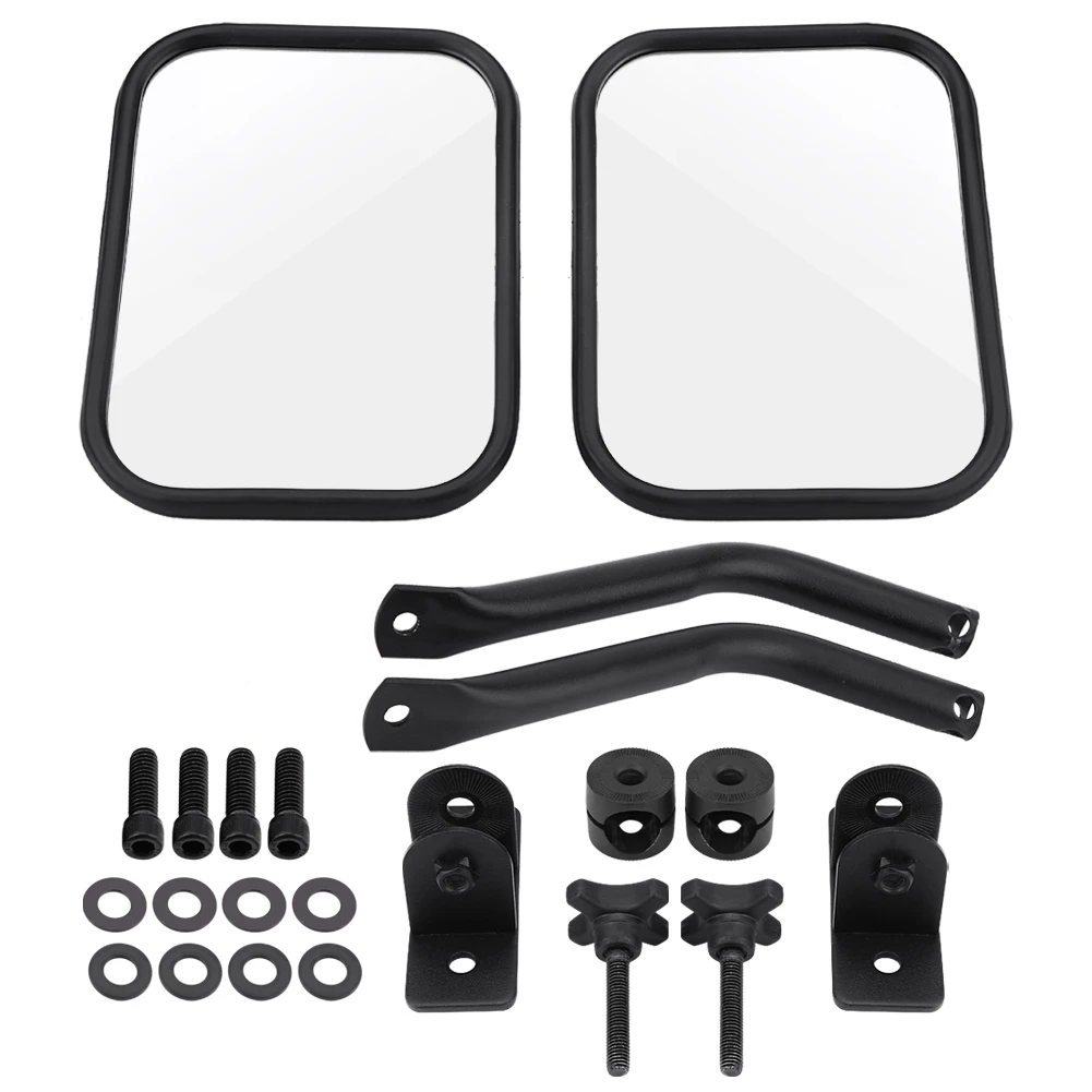 Pair of Rectangular Side Rear View Door Mirrors for Jeep Wrangler Unlimited TJ LJ JK 2007-2017 car car car car car
Pair of Rectangular Side Rear View Door Mirrors for Jeep Wrangler Unlimited TJ LJ JK 2007-2017 car car car car car