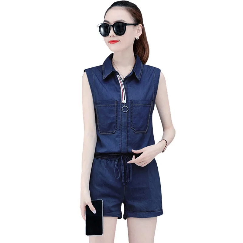 Women Denim Shirt + Shorts Suits Summer 2020 New Fashion Sleeveless Tops + Shorts 2 Piece Sets Slim Thin Cotton Shorts Suit
Women Denim Shirt + Shorts Suits Summer 2020 New Fashion Sleeveless Tops + Shorts 2 Piece Sets Slim Thin Cotton Shorts Suit