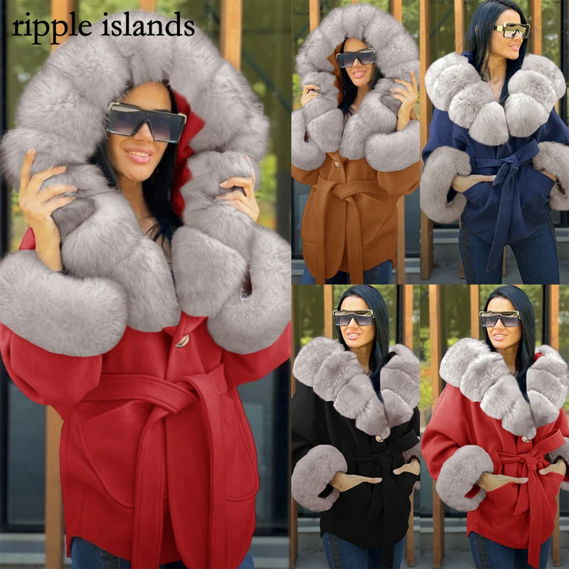 Пальто Ripple Island-Женское зимнее теплое шерстяное пальто с воротником-стойкой, однотонное пальто
Пальто Ripple Island-Женское зимнее теплое шерстяное пальто с воротником-стойкой, однотонное пальто