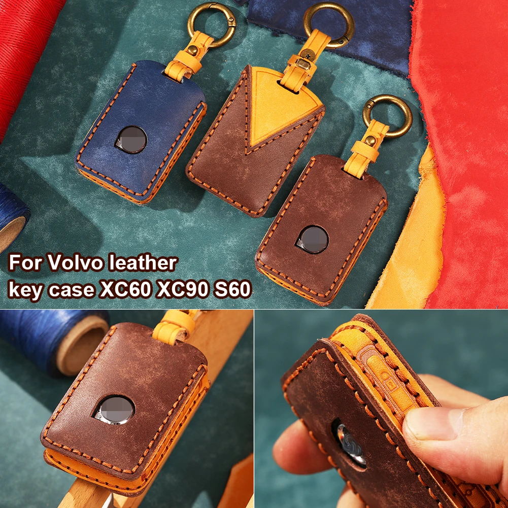 Car Key Case Remote Key Protective Cover Shell Leather Handmade For VOLVO S90 V90 XC90 XC60 XC40 Key Case Cover Auto Accessories
Car Key Case Remote Key Protective Cover Shell Leather Handmade For VOLVO S90 V90 XC90 XC60 XC40 Key Case Cover Auto Accessories