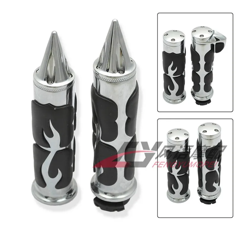 High Quality Motorcycle Grips Metal Refitting Accessories Universal for Kawasaki Halley Dyna Fat Boy 883 1200 X48 Honda VLX400
High Quality Motorcycle Grips Metal Refitting Accessories Universal for Kawasaki Halley Dyna Fat Boy 883 1200 X48 Honda VLX400