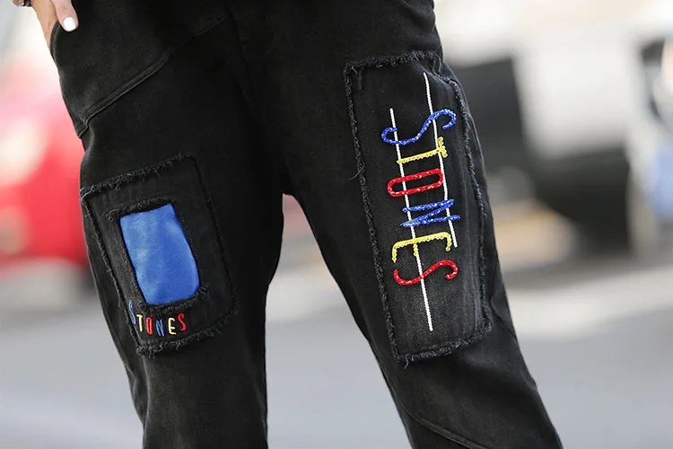 Women Runway Sweat Pants Embroidery Letter High Waist Hipsters Harem Trousers Korean Harajuku Streetwear Trendy Knit Sweatpants
Women Runway Sweat Pants Embroidery Letter High Waist Hipsters Harem Trousers Korean Harajuku Streetwear Trendy Knit Sweatpants