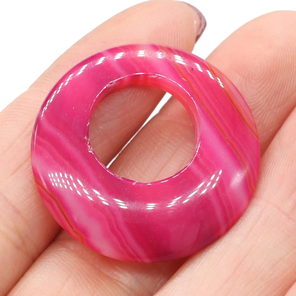 Natural Stripe Agates Bead Exquisite Big Hole Round Bead for Women Making DIY Necklace Errings Gift Size 30x30mm Hole 14.5mm
Natural Stripe Agates Bead Exquisite Big Hole Round Bead for Women Making DIY Necklace Errings Gift Size 30x30mm Hole 14.5mm