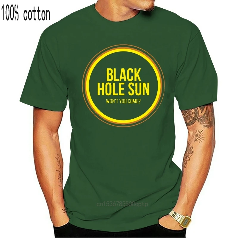 Men Short sleeve tshirt Black Hole Sun Unisex T Shirt Women t-shirt
Men Short sleeve tshirt Black Hole Sun Unisex T Shirt Women t-shirt