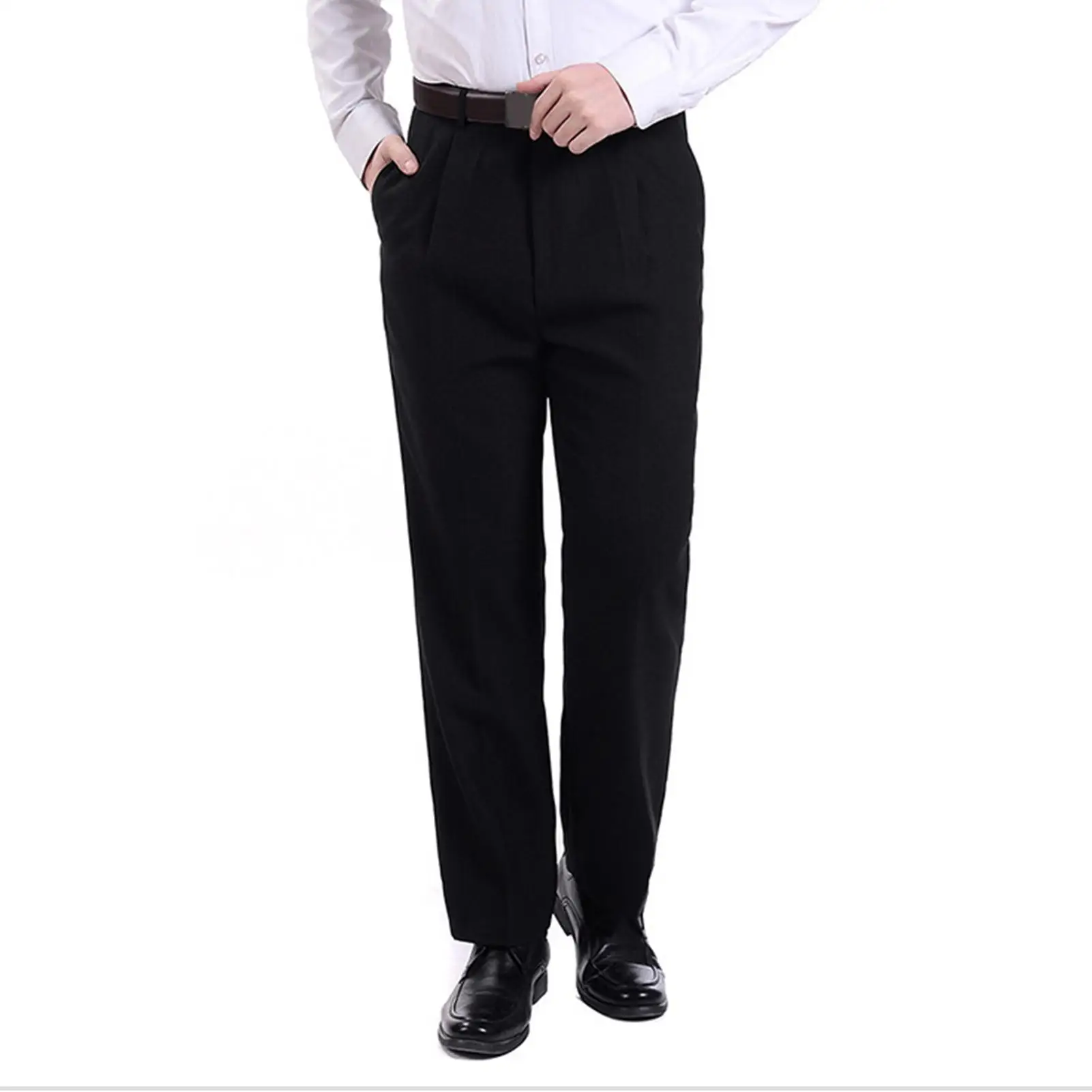 Men Black Suit Pants Autumn Warm Casual Business Dress Pants Long Trousers with Zipper Pockets Slim Fit- Wedding Dress Trousers
Men Black Suit Pants Autumn Warm Casual Business Dress Pants Long Trousers with Zipper Pockets Slim Fit- Wedding Dress Trousers