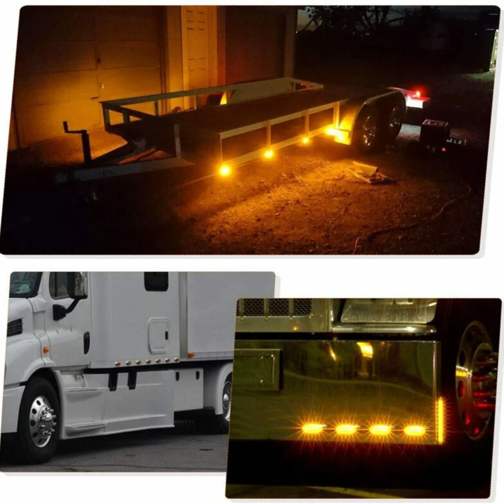 W/ Screw Marker Light Turn Signal Sealed Oval Waterproof Amber 12 LED Truck Trailer
W/ Screw Marker Light Turn Signal Sealed Oval Waterproof Amber 12 LED Truck Trailer