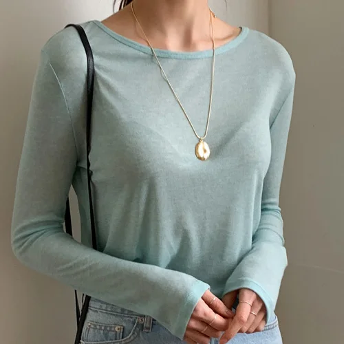 New Spring Top Sexy T Shirt Women Elasticity T-Shirt Summer Tee Woman Clothes Slim Tshirt Female Skinny Cotton Long Sleeve Tops
New Spring Top Sexy T Shirt Women Elasticity T-Shirt Summer Tee Woman Clothes Slim Tshirt Female Skinny Cotton Long Sleeve Tops
