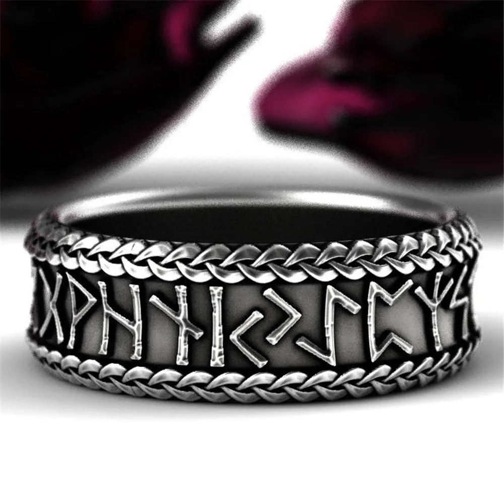 Vintage jewelry rune ring party cool accessories unisex unique gift motorcycle ring
Vintage jewelry rune ring party cool accessories unisex unique gift motorcycle ring