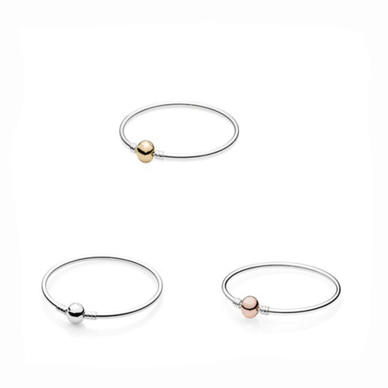 3 Styles Women Bangles Signature Round Shape Clasp 925 Sterling Silver Jewelry Charms Bracelets & Bangles for Women & Men DIY
3 Styles Women Bangles Signature Round Shape Clasp 925 Sterling Silver Jewelry Charms Bracelets & Bangles for Women & Men DIY