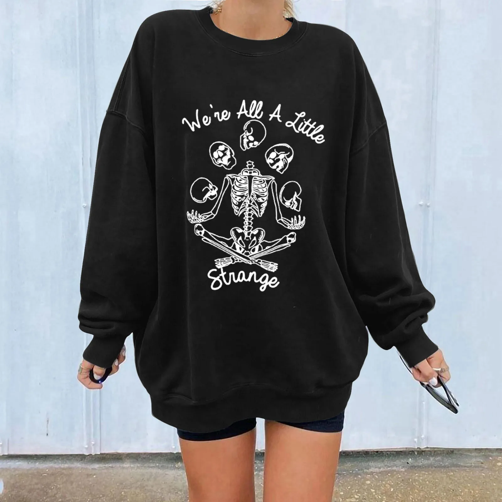 Women's Sweatshirts Autumn Long-sleeved O-neck Pullover Hip-hop Casual Loose Top Ladies Clothes Streetwear Толстовка Женская
Women's Sweatshirts Autumn Long-sleeved O-neck Pullover Hip-hop Casual Loose Top Ladies Clothes Streetwear Толстовка Женская