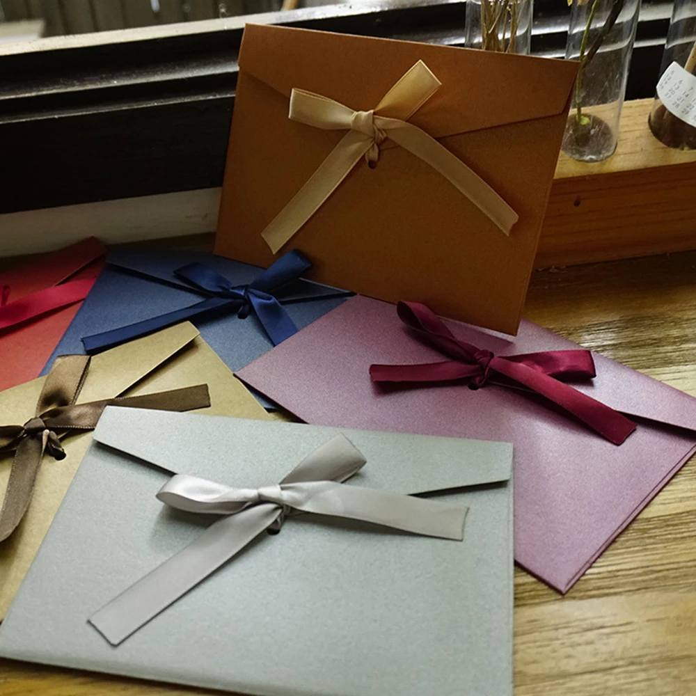 10pcs Lovely Ribbon Envelope European Style Envelope Wedding Birthday Envelope Party Invitation Envelope
10pcs Lovely Ribbon Envelope European Style Envelope Wedding Birthday Envelope Party Invitation Envelope