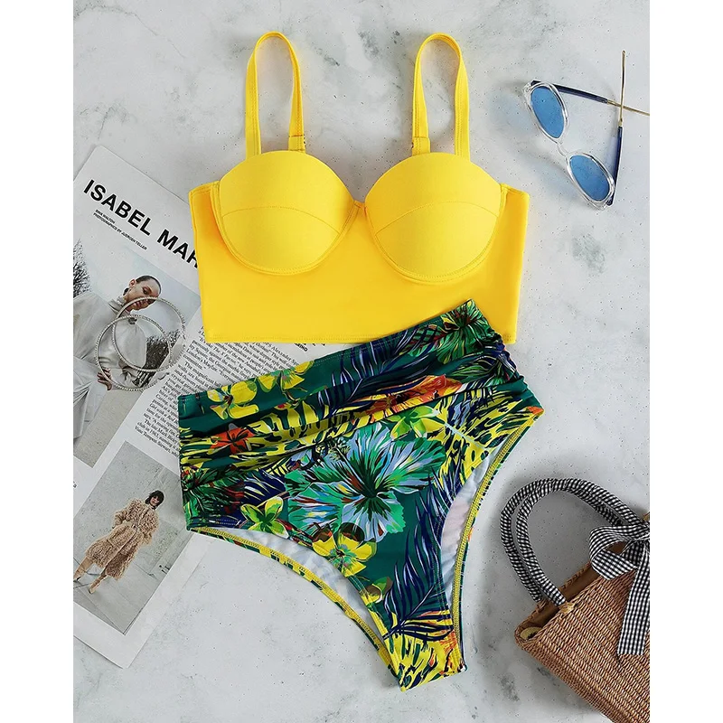 COOBBU High Waist Bikini Sexy Print Women'S Swimsuit Swimwear Push Up Bathing Suit Swimsuit For Girls Beachwear Bikinis Set 2022
COOBBU High Waist Bikini Sexy Print Women'S Swimsuit Swimwear Push Up Bathing Suit Swimsuit For Girls Beachwear Bikinis Set 2022
