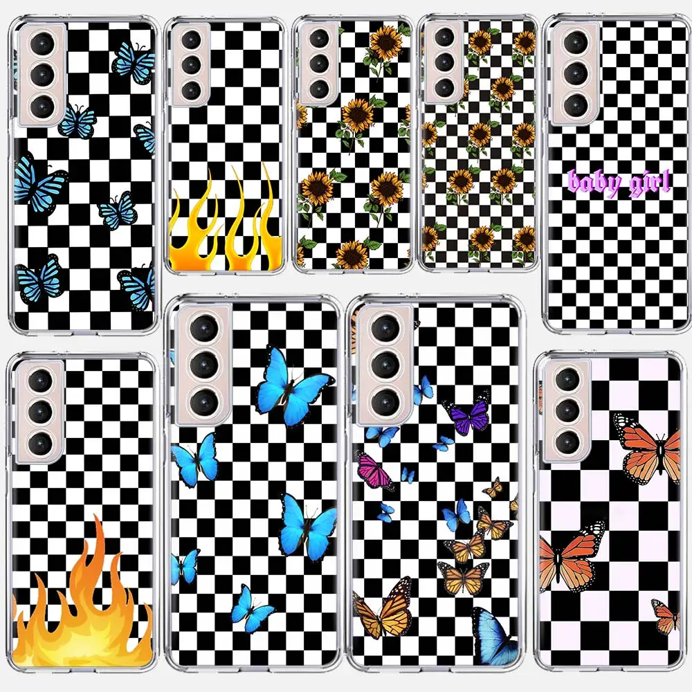 Checkerboard Checkered SunfloSilicone Case For Samsung Galaxy S21 Ultra S20 FE S20 Plus S10E S10 S8 S9 Plus S7 Phone Cover Coque
Checkerboard Checkered SunfloSilicone Case For Samsung Galaxy S21 Ultra S20 FE S20 Plus S10E S10 S8 S9 Plus S7 Phone Cover Coque